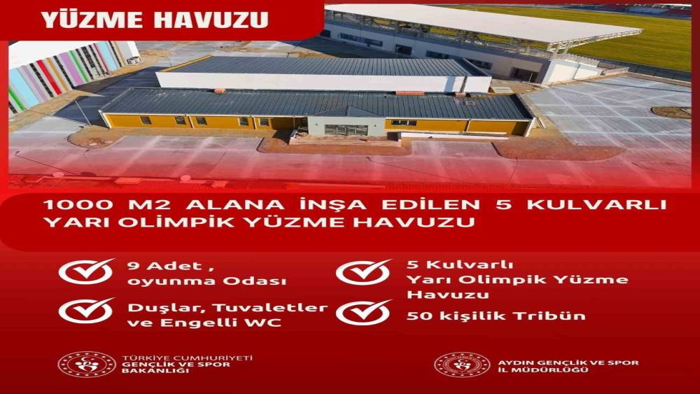 S&ouml;ke Spor Kompleksi a&ccedil;ılış i&ccedil;in g&uuml;n sayıyor