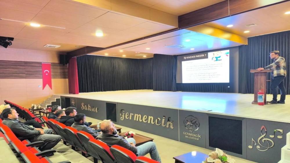 Germencik Belediyesi&rsquo;nden personele iş g&uuml;venliği eğitimi

