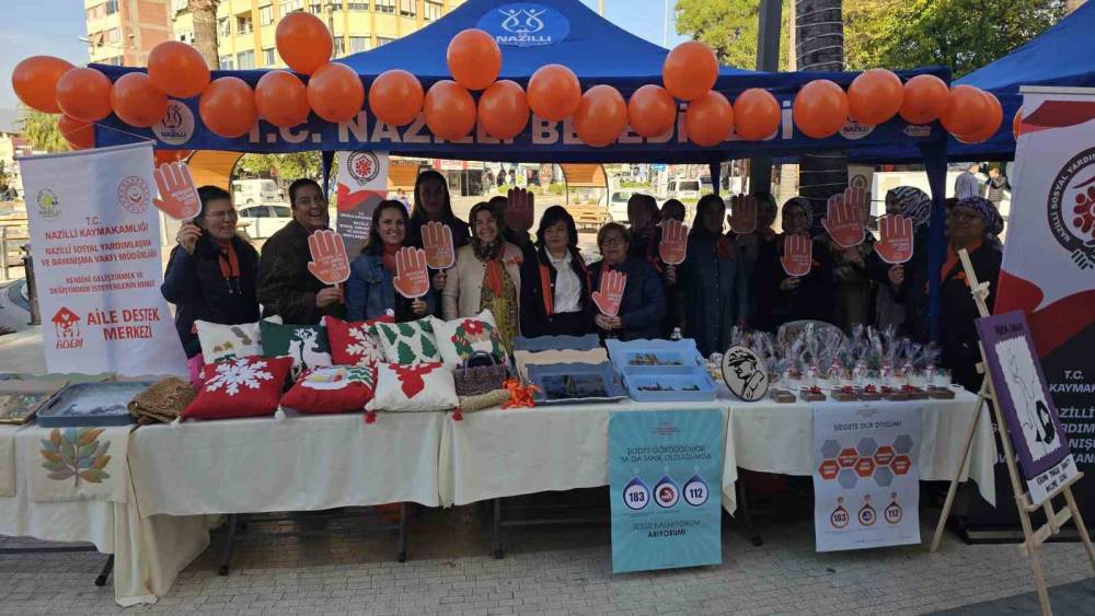 EL EMEĞİ ÜRÜNLERİYLE ’KADINA ŞİDDETE’ DİKKAT ÇEKTİLER