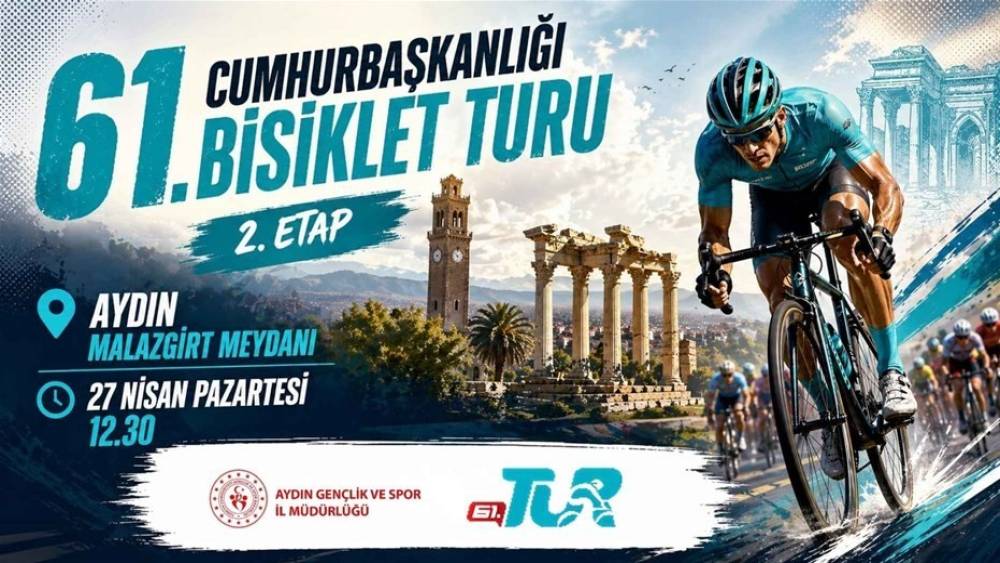 Cumhurbaşkanlığı 61. T&uuml;rkiye Bisiklet Turu&rsquo;nun 2. Etabı Aydın&rsquo;dan başlayacak
