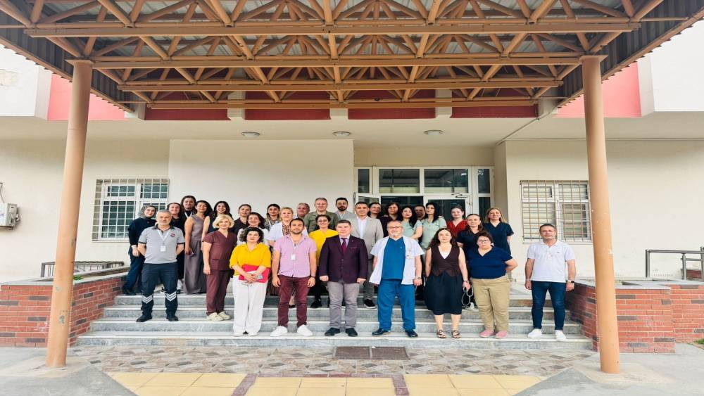 S&ouml;ke Devlet Hastanesi&rsquo;nde bayramlaşma programı d&uuml;zenlendi
