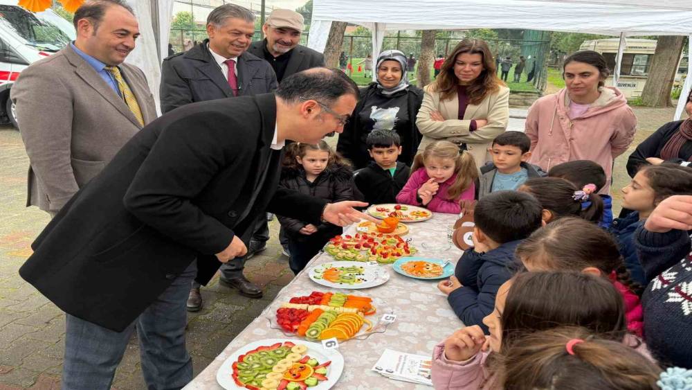 Sultanhisarlı &ouml;ğrencilere sağlıklı beslenme anlatıldı
