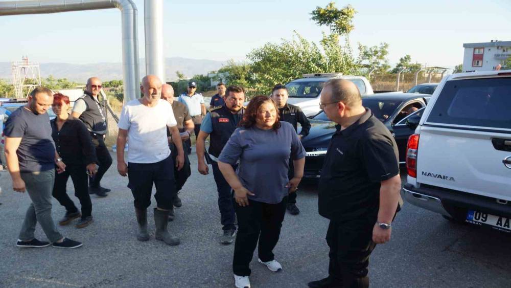 ÇERÇİOĞLU TÜM KURUM VE KURULUŞLARLA YANGINA DESTEK 