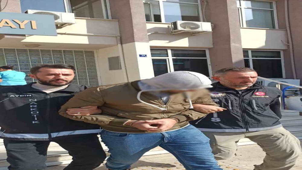 Aydın’da bin 800 gram uyuşturucu madde ele geçirildi