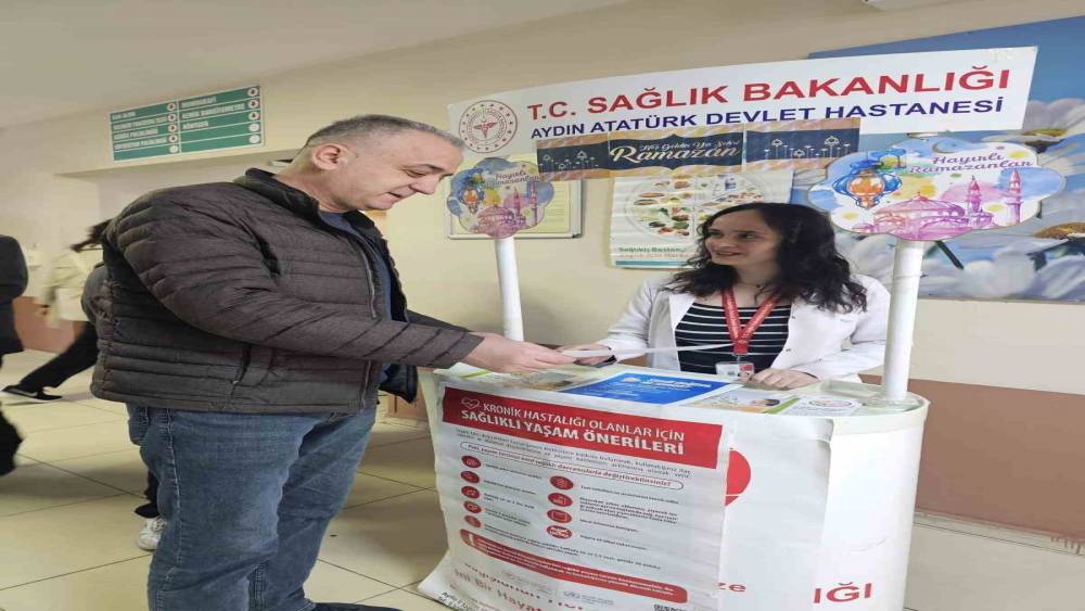 Aydın Devlet Hastanesi&rsquo;nden Ramazan&rsquo;da sağlık hamlesi
