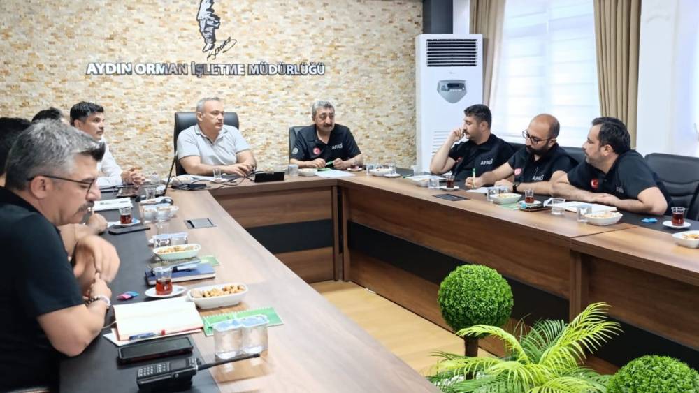 Orman yangını riskine karşı bir araya geldiler
