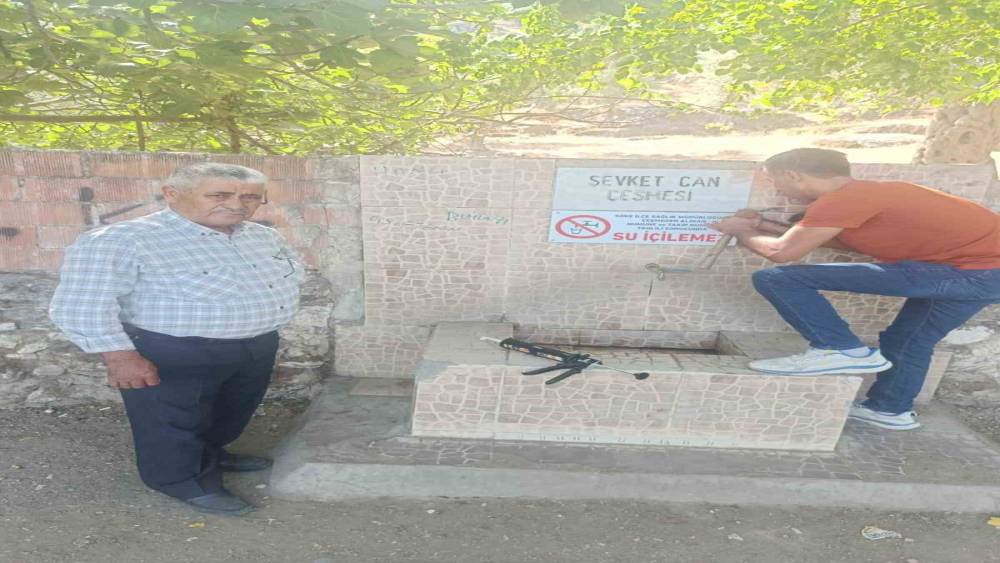 Söke’de bazı halk çeşmelerine 