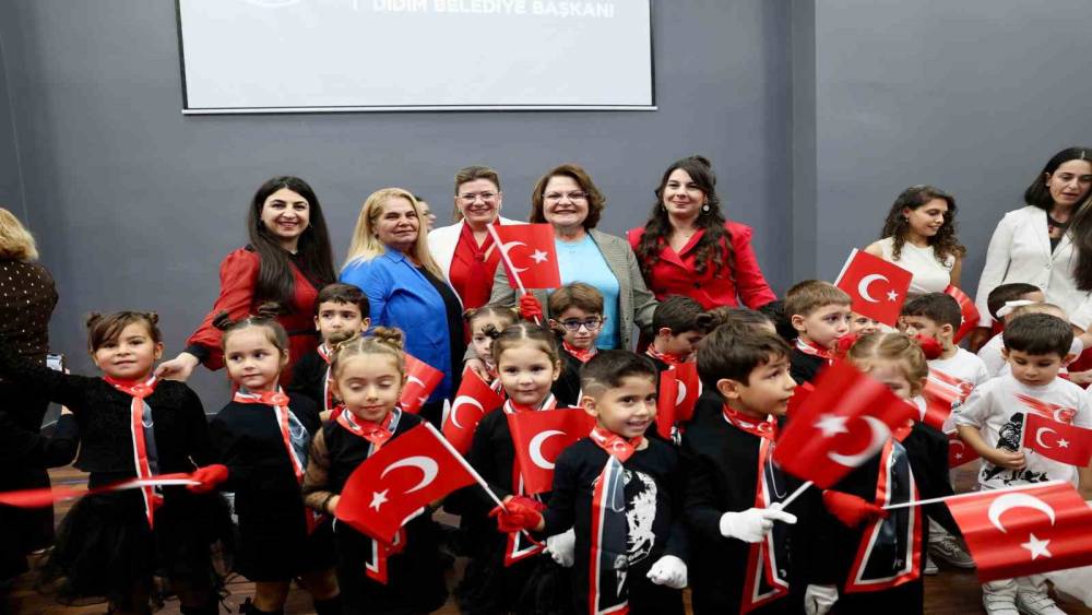 Didim Belediyesi kreş ve gündüz bakımevinde 29 Ekim coşkusu yaşandı