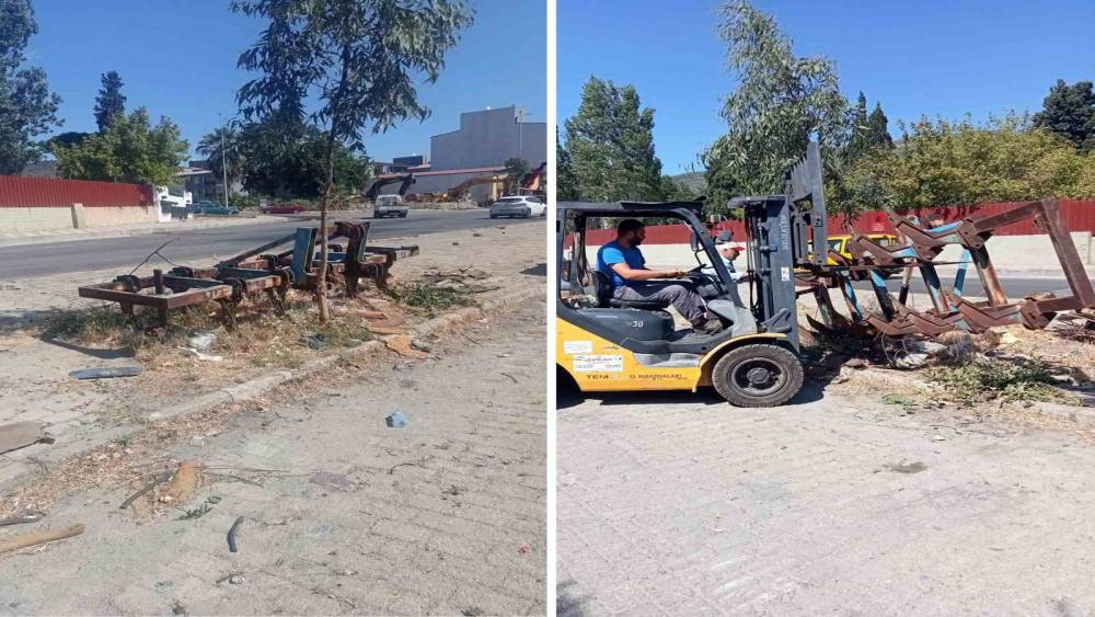 Söke Belediyesi’nden hurda araçlara müdahale
