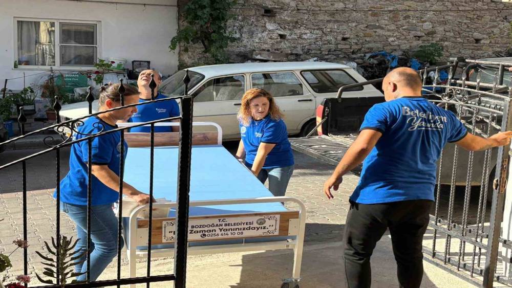Bozdoğan Belediyesi sosyal destek &ccedil;alışmalarını s&uuml;rd&uuml;r&uuml;yor
