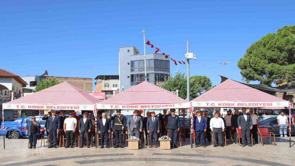 K&ouml;şk&rsquo;te 30 Ağustos Zafer Bayramı gurur ve coşkuyla kutlandı
