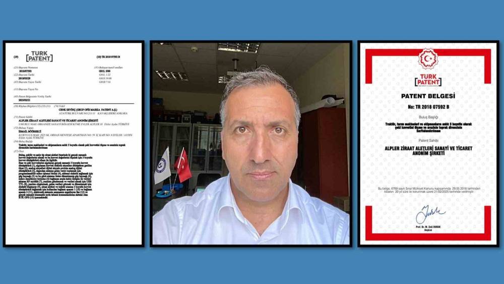 Tarımda verimliliği artıracak buluş, Türk Patenti’nden onay aldı