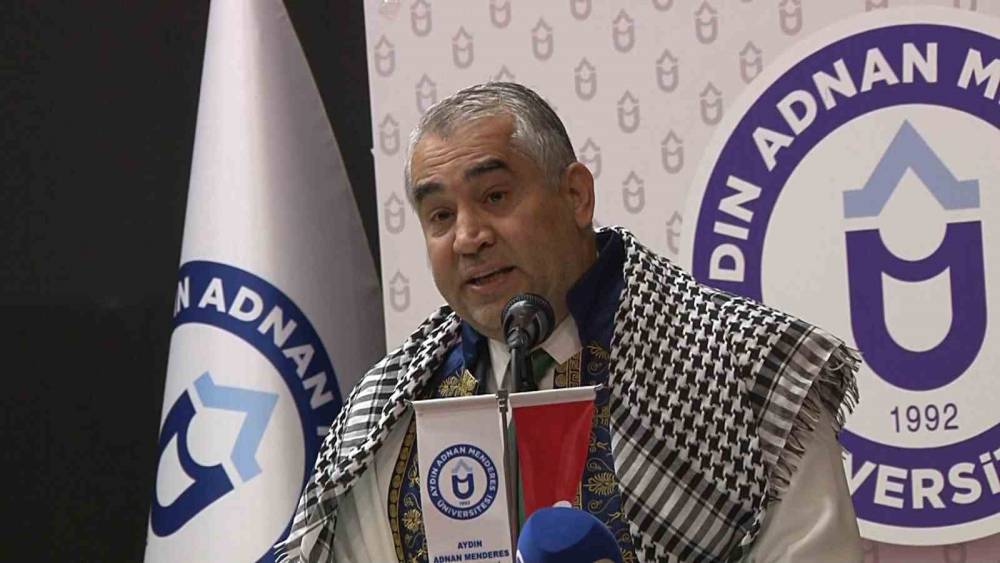ADÜ’de yeni akademik yılın ilk dersi Filistin oldu