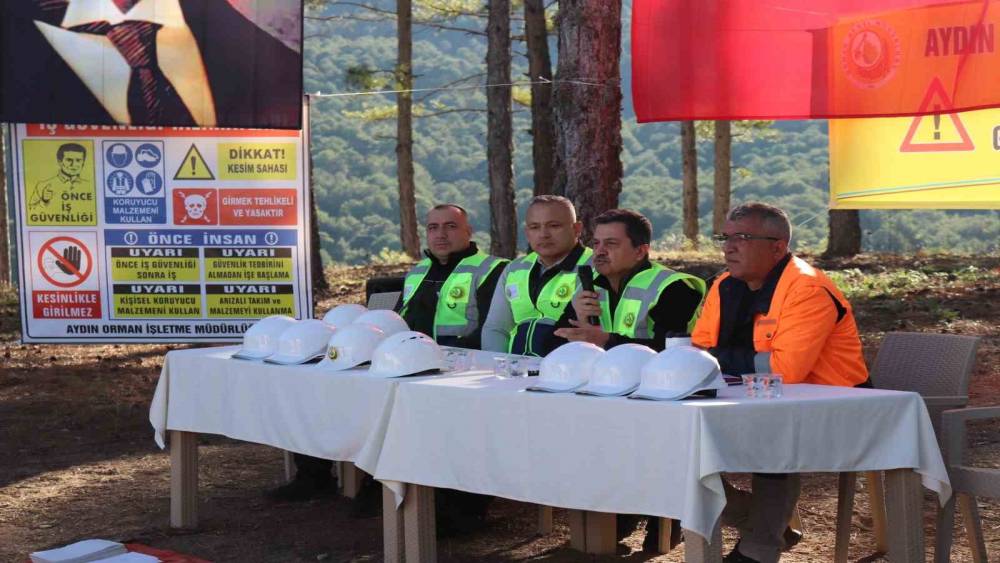 Aydın’da ormancılardan tatbikat