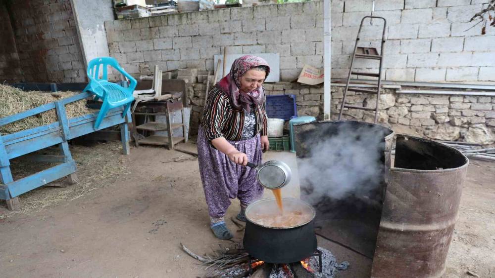 Aydın’da narlar geleneksel yöntemle ekşiye dönüşüyor