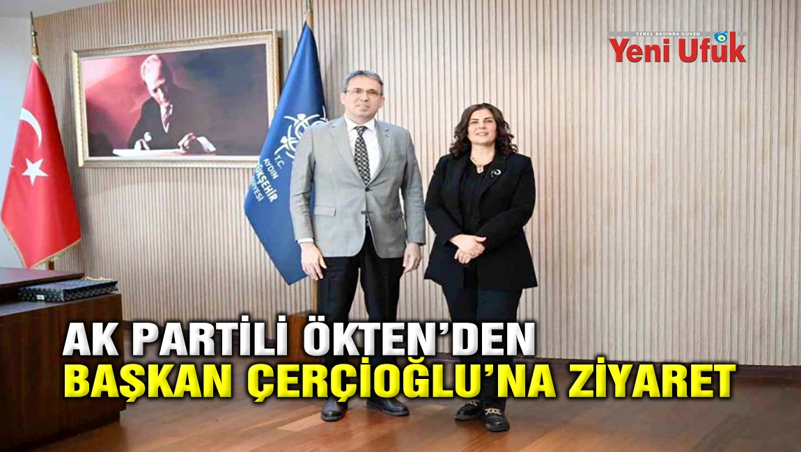 AK PARTİLİ &Ouml;KTEN&rsquo;DEN BAŞKAN &Ccedil;ER&Ccedil;İOĞLU&rsquo;NA ZİYARET