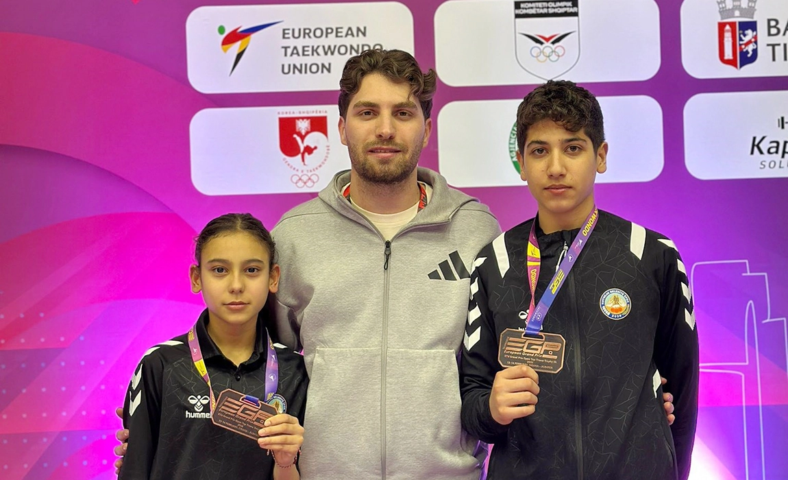 AVRUPA TAEKWONDO M&Uuml;SABAKASINDA KUYUCAKLI SPORCULARDAN &Ccedil;İFTE BRONZ