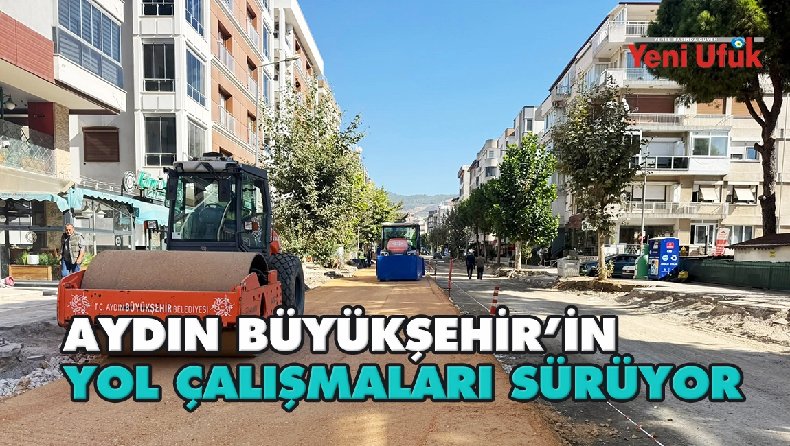 Aydın B&uuml;y&uuml;kşehir&rsquo;in yol &ccedil;alışmaları s&uuml;r&uuml;yor
