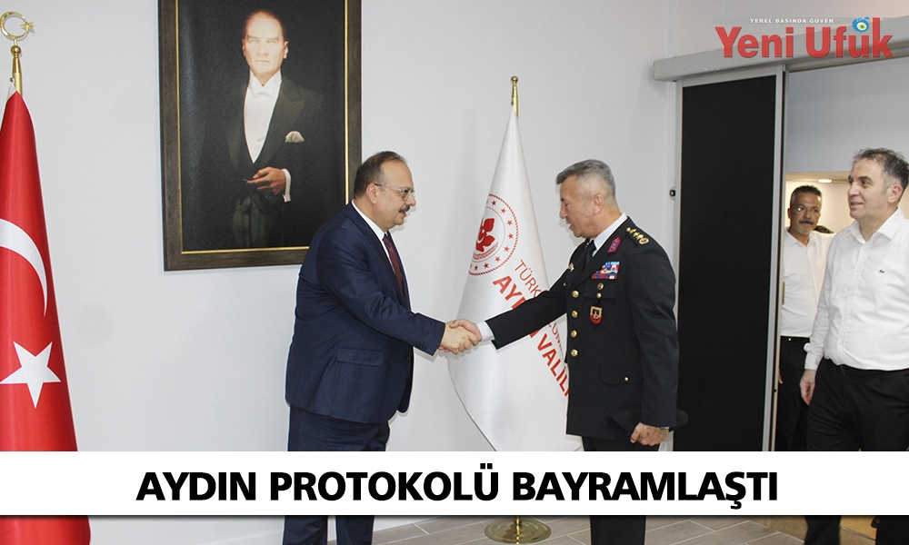 Aydın protokolü bayramlaştı
