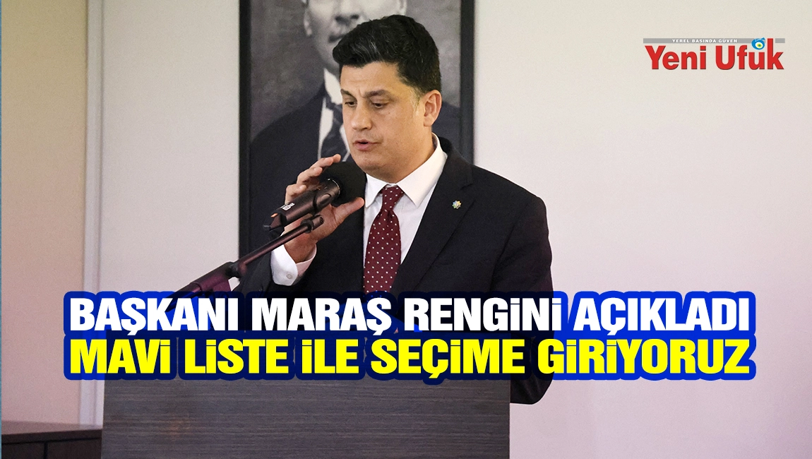 Aydın Sanayi Odası Başkanı Maraş rengini a&ccedil;ıkladı: Mavi liste ile se&ccedil;ime giriyoruz