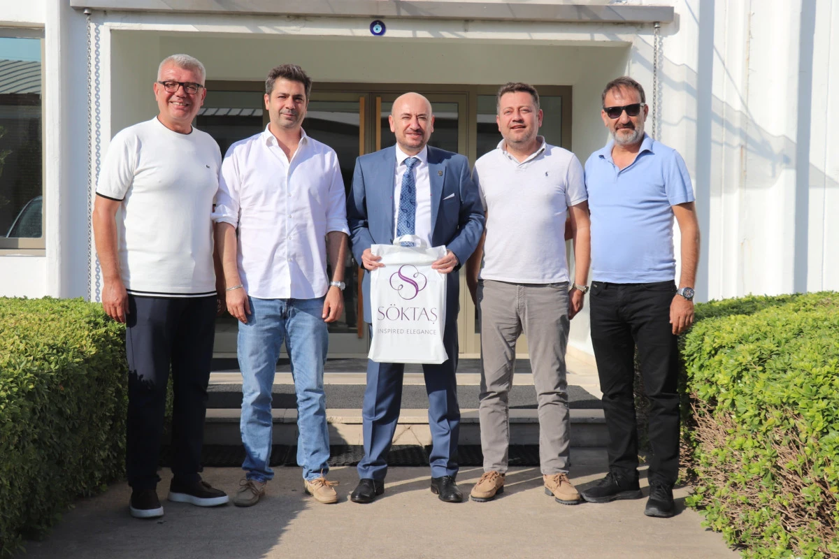 AYDIN TİCARET ODASI BAŞKANI HAKAN &Uuml;LKEN'DEN S&Ouml;KTAŞ'A ANLAMLI ZİYARET