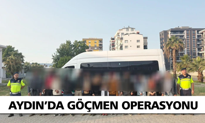 Aydın’da 21 düzensiz göçmen yakalandı