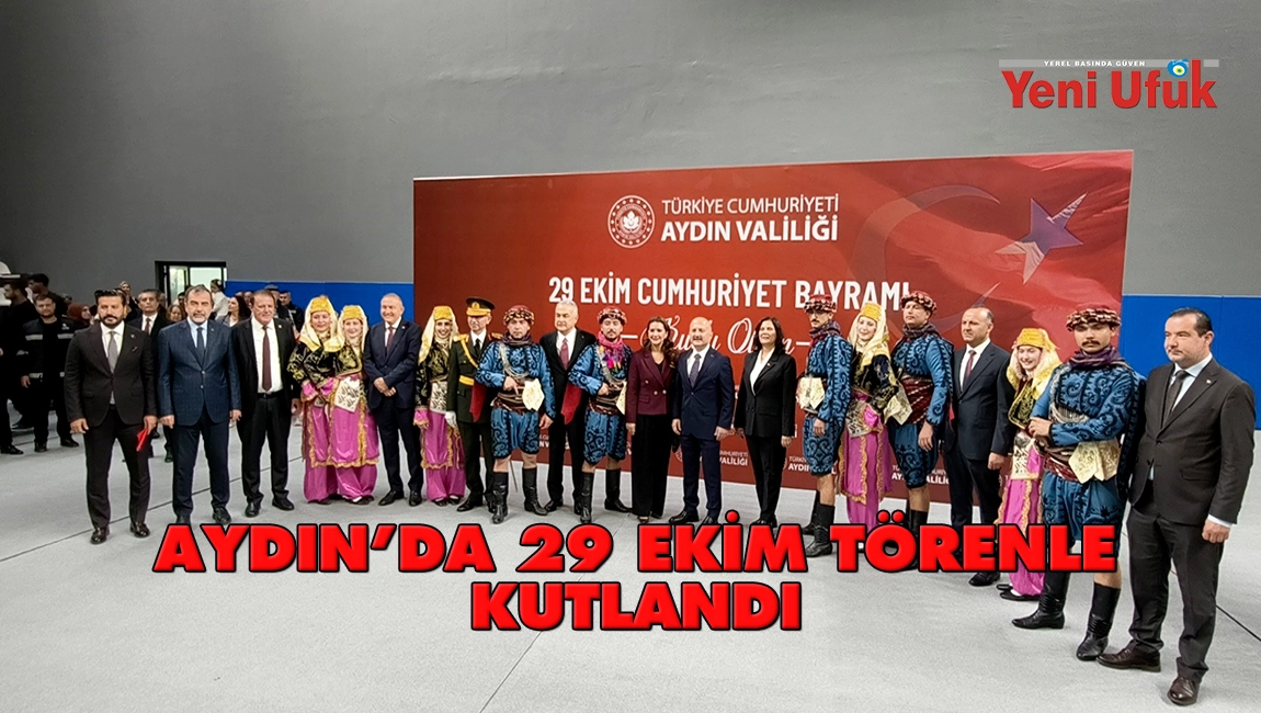 Aydın&rsquo;da 29 Ekim t&ouml;renle kutlandı