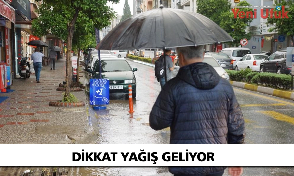 Aydın’da yağışlı hava etkili olacak