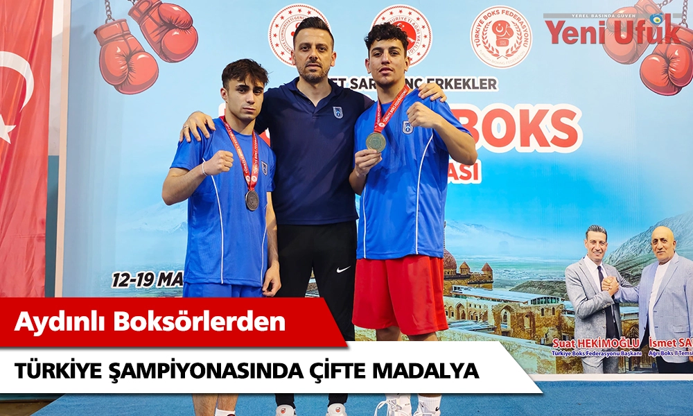 Aydınlı boksörlerden Türkiye şampiyonasında çifte madalya