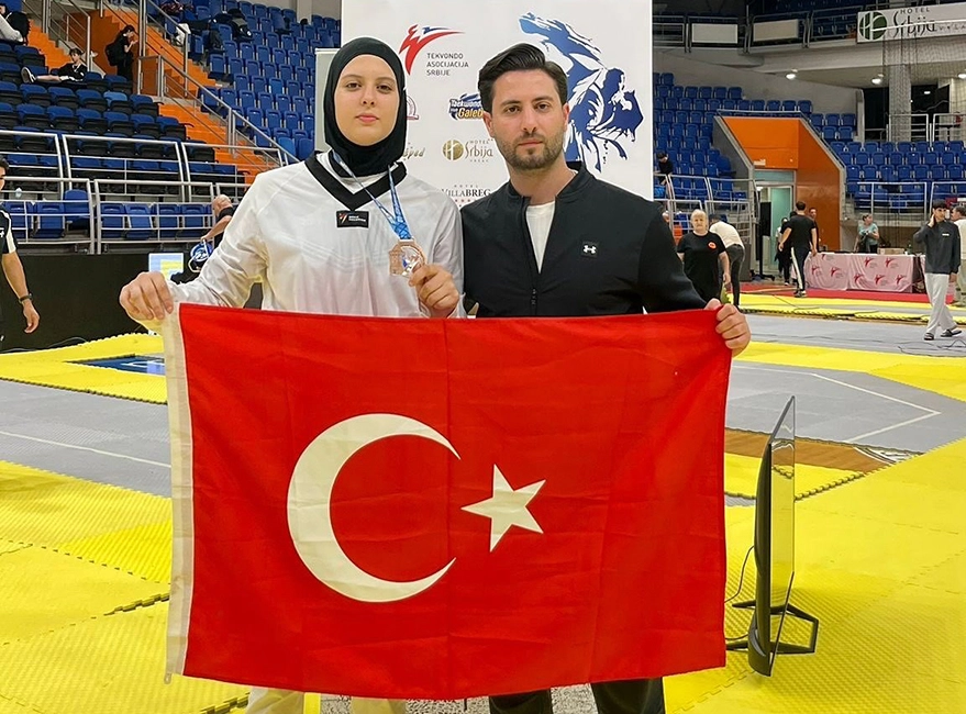 Aydınlı Elifnaz Avrupa’dan bronz madalya ile döndü