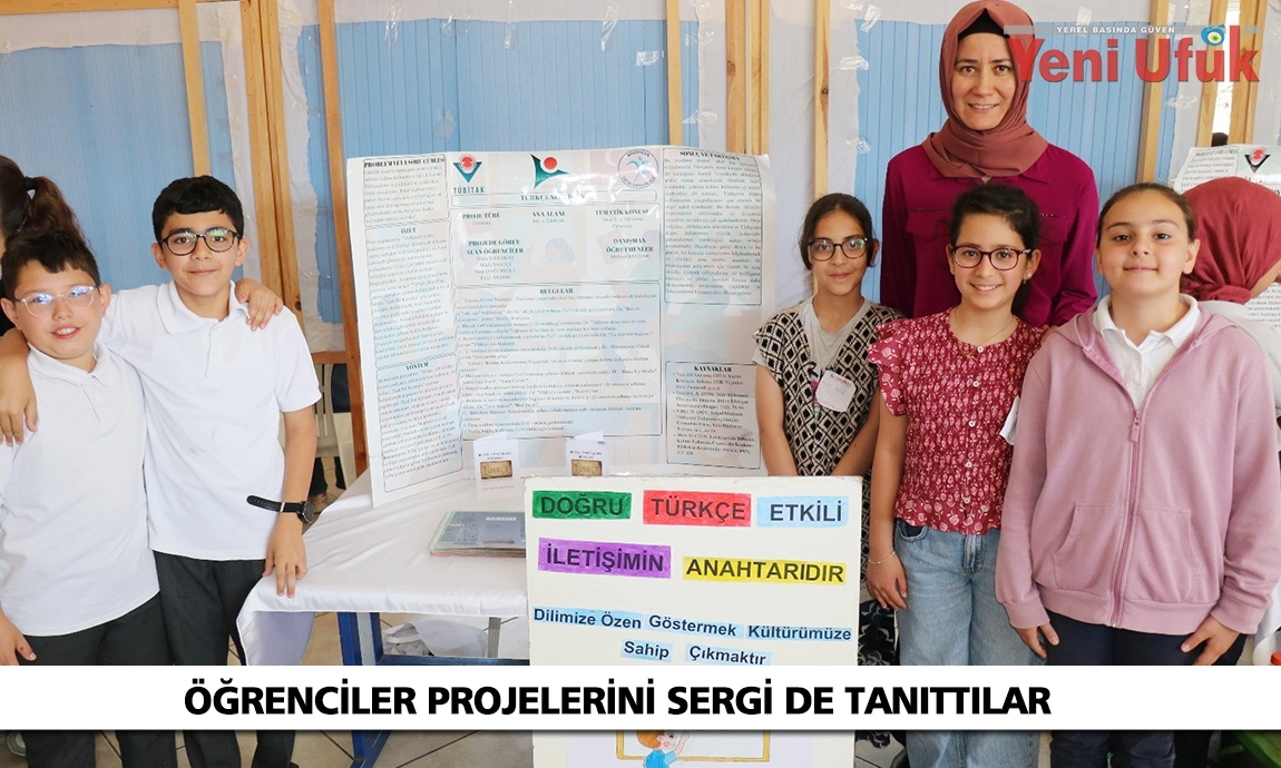 Bozdoğanda öğrenciler projelerini sergiledi