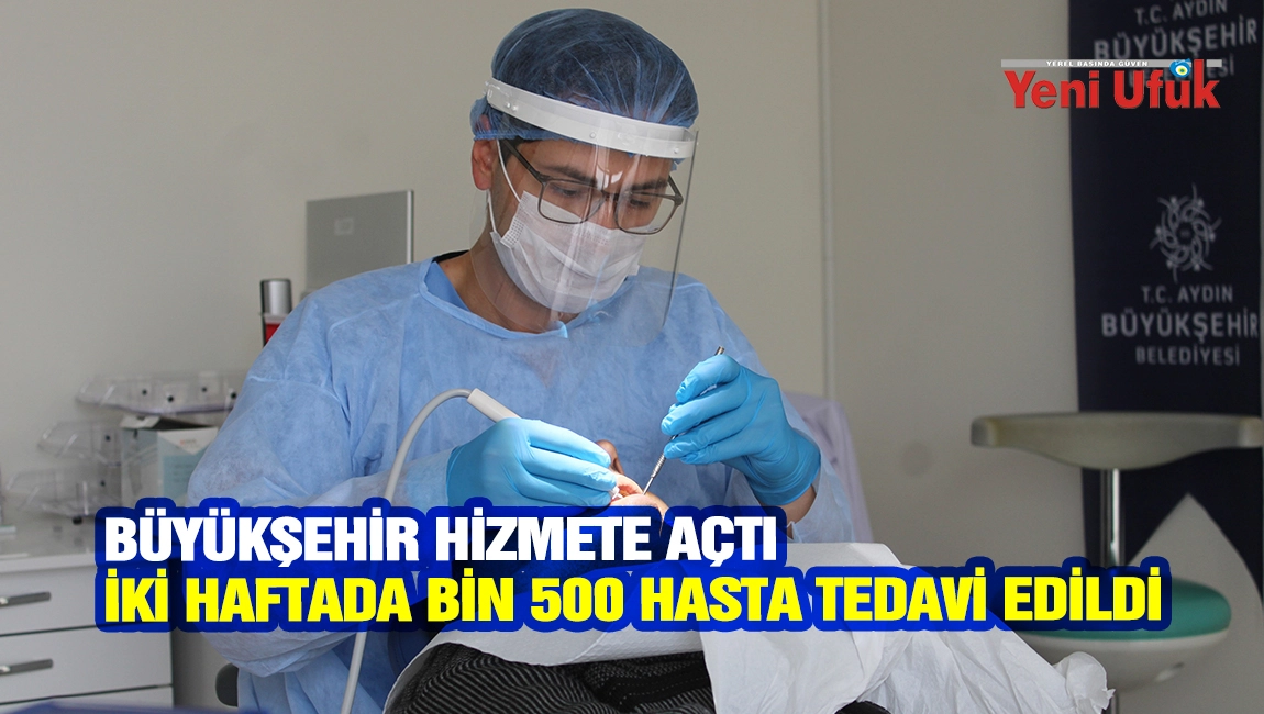 B&Uuml;Y&Uuml;KŞEHİR HİZMETE A&Ccedil;TI, İKİ HAFTADA BİN 500 HASTA TEDAVİ EDİLDİ