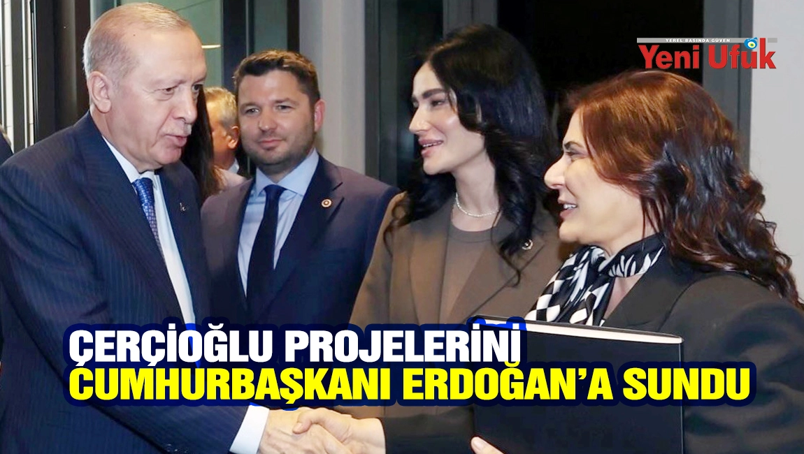 &Ccedil;er&ccedil;ioğlu projelerini Cumhurbaşkanı Erdoğan&rsquo;a sundu