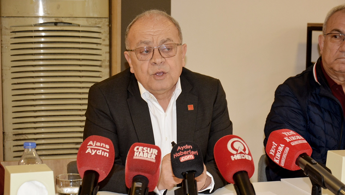 CHP İL BAŞKANI SAAT&Ccedil;I, AK PARTİ&rsquo;NİN AYDIN MİTİNG RAKAMLARINI ELEŞTİRDİ