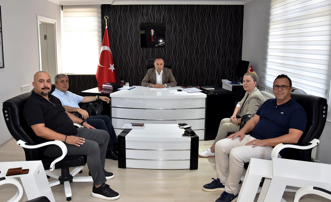 Didim Ticaret odası Didim Kaymakamı Mesut &Ccedil;oban&rsquo;ı ziyaret etti
