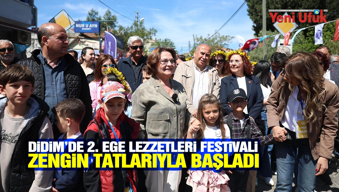 Didim&rsquo;de 2. Ege Lezzetleri Festivali zengin tatlarıyla başladı