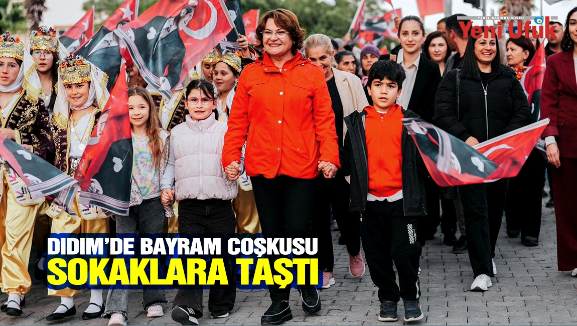 Didim&rsquo;de bayram coşkusu sokaklara taştı