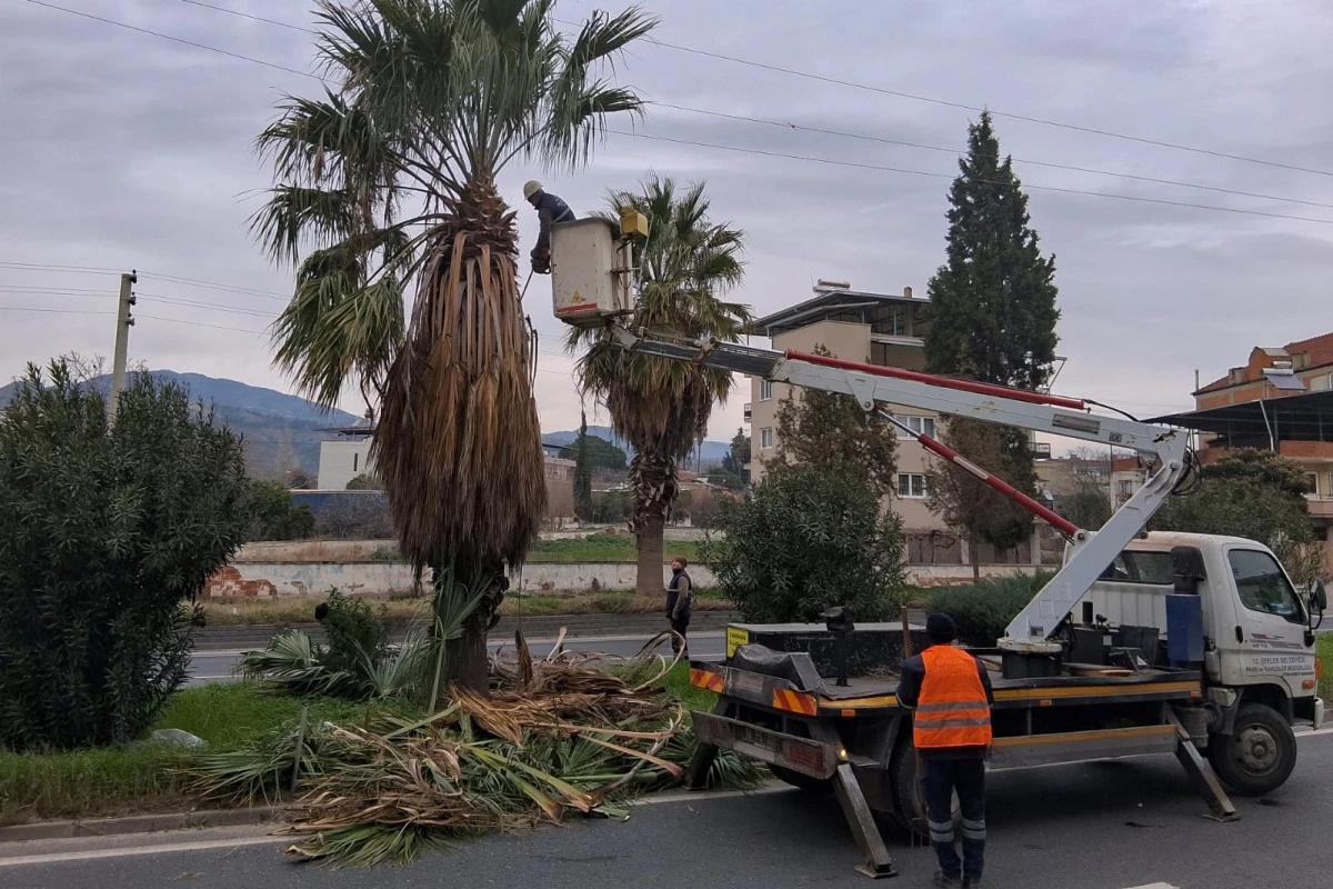 Efeler Belediyesi&rsquo;nden Umurlu Karayolu&rsquo;nda &Ccedil;alışma