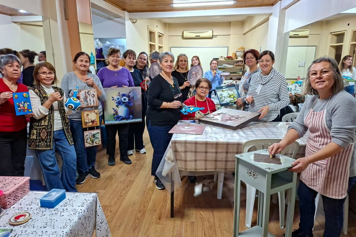 Efeler&rsquo;de Kadınlar &Uuml;reterek G&uuml;&ccedil;leniyor