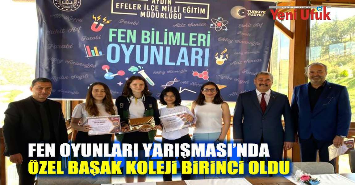 Fen Oyunları Yarışması’nda Özel Başak Koleji birinci oldu