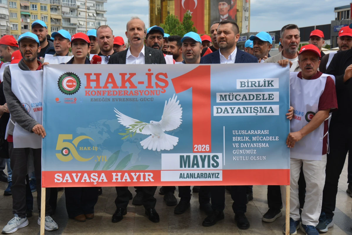 HAK-İŞ&rsquo;TEN 1 MAYIS&rsquo;TA BİRLİK VE DAYANIŞMA VURGUSU 