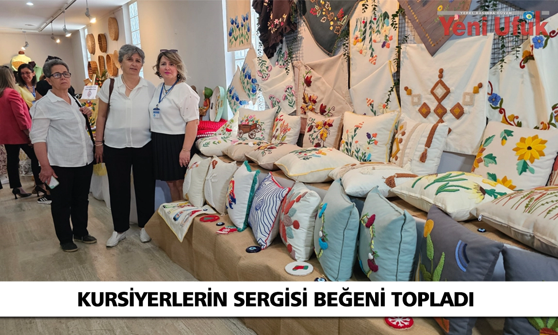 HEM kursiyerlerinin sergisi beğeni topladı