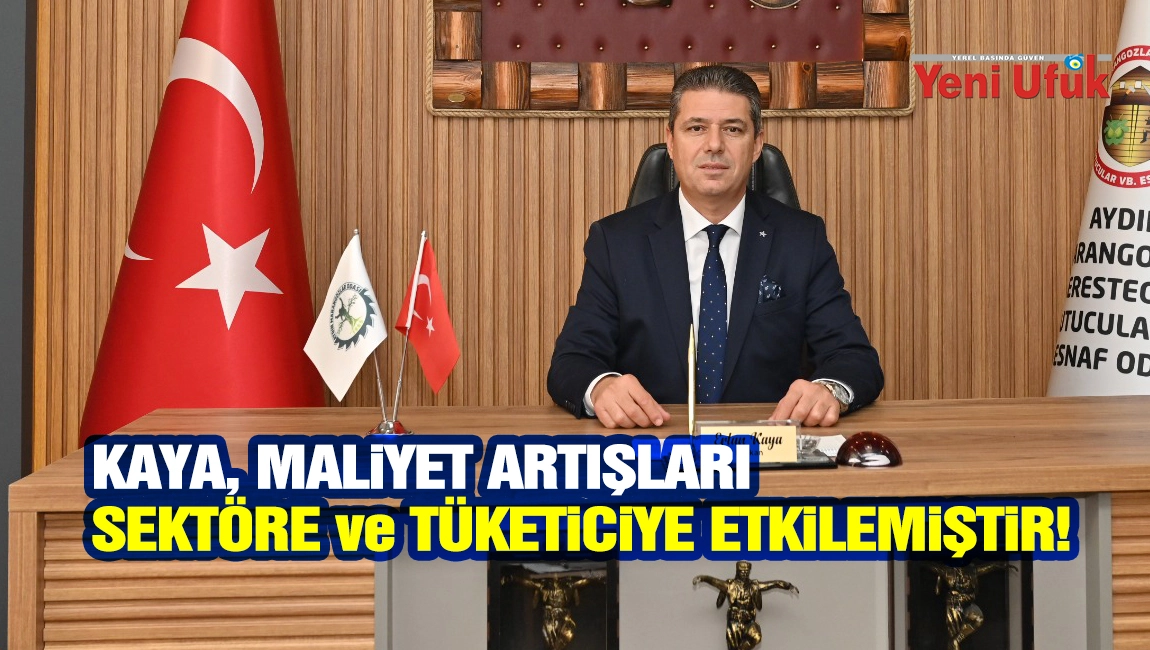 KAYA, MALİYET ARTIŞLARI SEKT&Ouml;RE ve T&Uuml;KETİCİYE ETKİLEMİŞTİR!