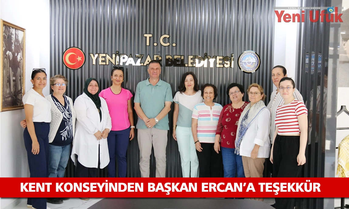 Kent Konseyinden Başkan Ercan’a teşekkür