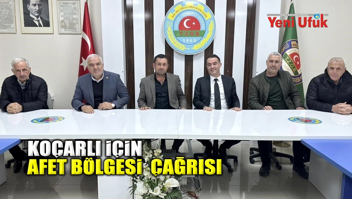 KO&Ccedil;ARLI İ&Ccedil;İN  AFET B&Ouml;LGESİ  &Ccedil;AĞRISI