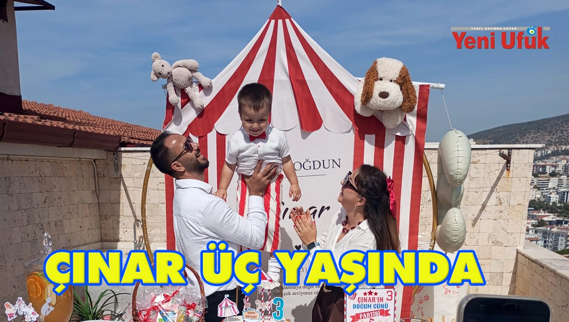 Mustafa ve Yıldız Balın oğlu &Ccedil;ınar &uuml;&ccedil; yaşında