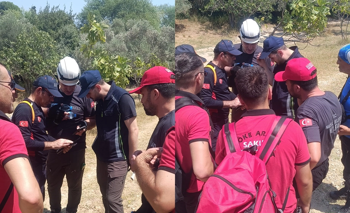 NAFAD ekibi S&ouml;ke&rsquo;deki arama &ccedil;alışmalarına destek veriyor