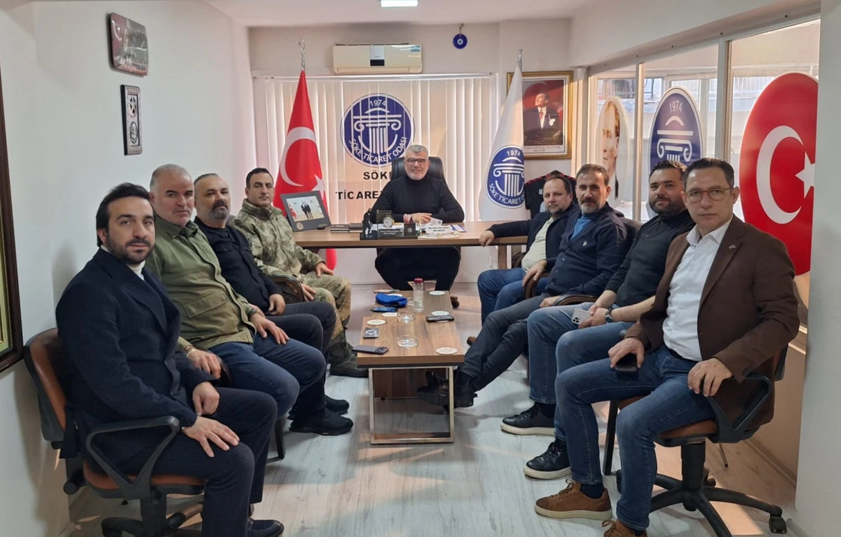 Top&ccedil;u Albay Ozan Yılmaz; S&ouml;ke Ticaret Odasını Ziyaret Etti