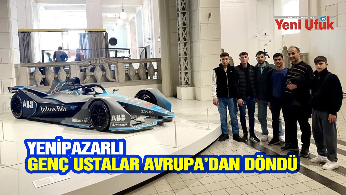 Yenipazarlı gen&ccedil; ustalar Avrupa&rsquo;dan d&ouml;nd&uuml;