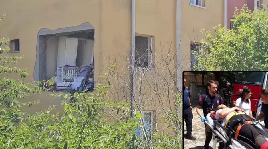 ZONGULDAK'TA 5 KATLI BİNADA PATLAMA